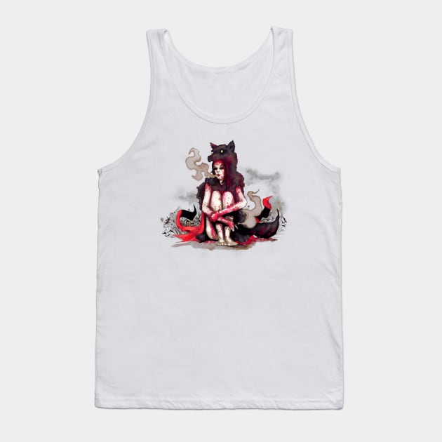 Big Bad Riding Hood Tank Top by LVBart